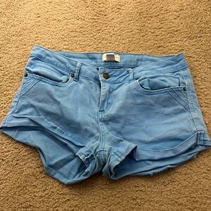 Blue shorts